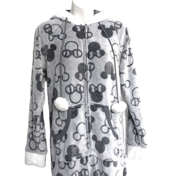Disney Women's Fleece One Piece Onesie Pajama Size XS NWT - Picture 4 of 8